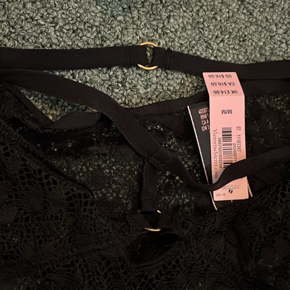 Victoria’s Secret size medium all lace gold accent panties NWT - Picture 5 of 5